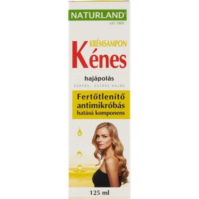 Naturland Sírový krémový šampon proti lupům a mastným vlasům 125ml
