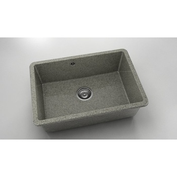 FAT Мивка за долно вграждане Vanguard 236, Granicite, 255 Tweed, с включен сифон