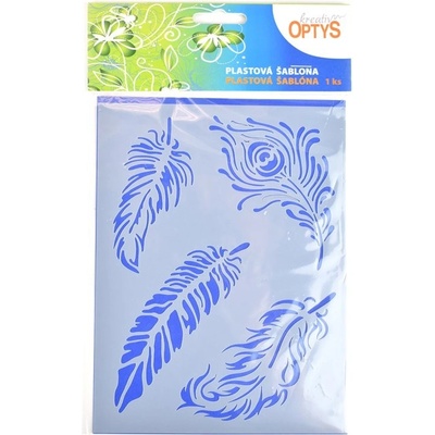 Optys Šablona Peříčka 2 20 x 15 cm – Zboží Dáma Optys Šablona Peříčka 2 20 x 15 cm – Zboží Dáma