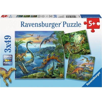 Ravensburger Dinosauři 3 x 49 147 dílků