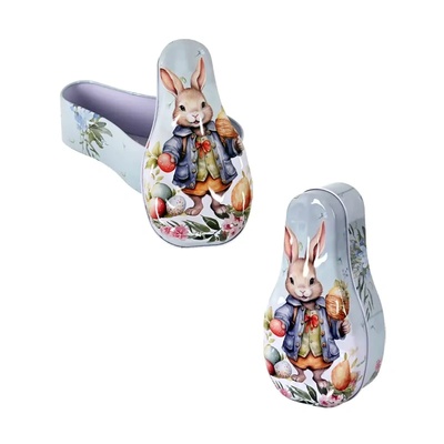 Метална кутийка със зайче (К87061)