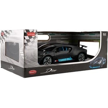 TEDDIES Auto RC buggatti divo šedé 32 cm