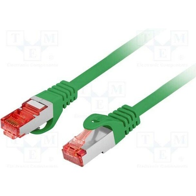 Lanberg PCF6-10CU-0500-G Patch S/FTP Cat 6 RJ45 vidlice z obou stran lanko Cu 5m