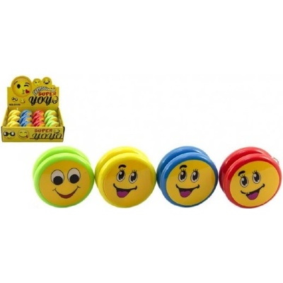 Teddies Jojo smajlík plast 6cm mix druhů v sáčku 12ks v boxu