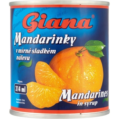 Giana mandarinky celé, 314ml