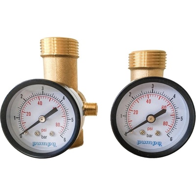 PUMPA Tvarovka - pěticestný ventil 1'' 80mm, manometr 0-6bar ZB00000298