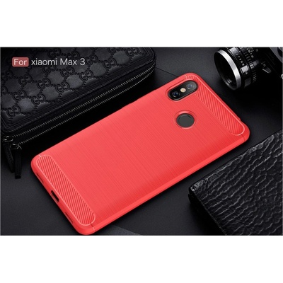 TVC Carbon pro Xiaomi Mi Max 3 Červená