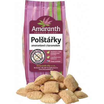 Amaranth life POLŠTÁŘKY AMARANTOVÉ S KARAMELEM BEZLEPKOVÉ 100 g