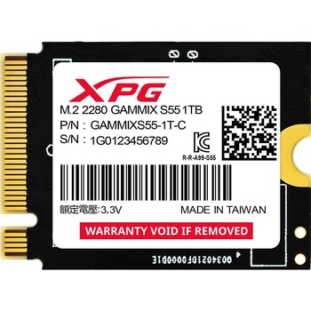 Image 1 of ADATA GAMMIX S55 1TB M.2 (SGAMMIXS55-1T-C)