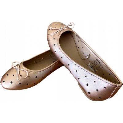 Dívčí balerínky rose gold