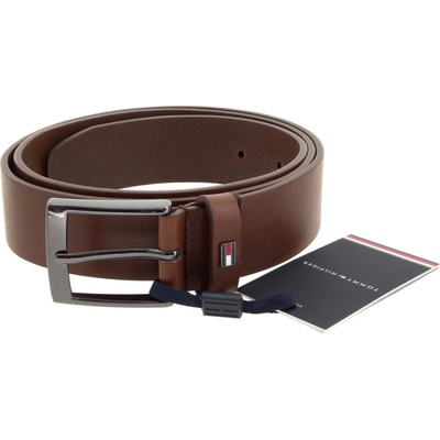 Tommy Hilfiger pánský hnědý kožený pásek AM0AM12547-GES-622