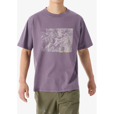 Arcteryx Kragg Cotton Lithographica SS lt moondrop
