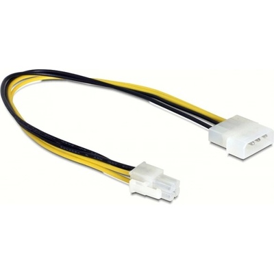 Delock P4 мъжки Molex 4 pin мъжки, 30 cm захранващ кабел