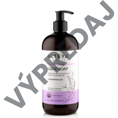 Alteya Organics tekuté mydlo Levanduľa & Aloe Bio 250 ml