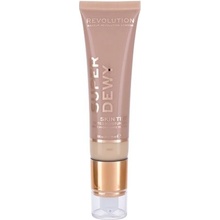 Makeup Revolution Super Dewy Skin Tint Moisturizer Tan tónujúce a hydratačné emulzie 55 ml