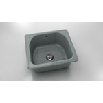 FAT Mивка Classic 207, Granicite, 251 City Grey, с включен сифон Мивка за вграждане
