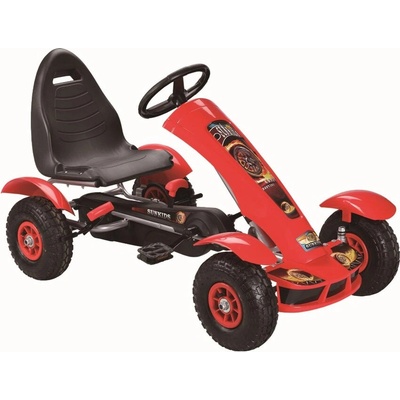 Gokart na pedály červený