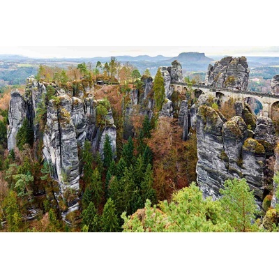 DIMEX ART Флизелинов фототапет живописна гледка към скали 375 x 250 см