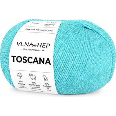 Vlna Hep Příze Toscana 142680 – Tyrkysová