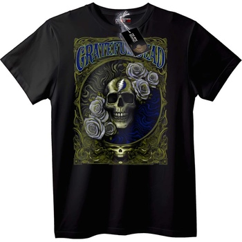 NOONEBRAND Тениска Grateful Dead череп - 2XL, White
