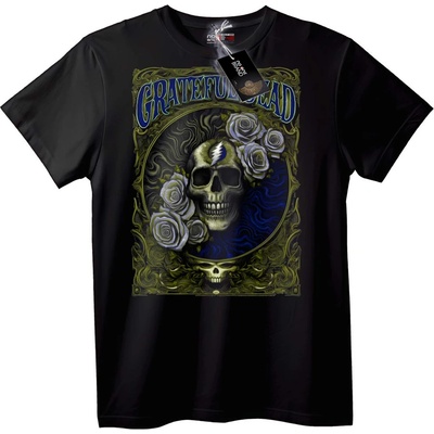 NOONEBRAND Тениска Grateful Dead череп - 2XL, White