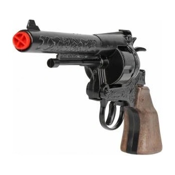 PULIO Metal Cowboy Revolver 12 Cartridges Gonher