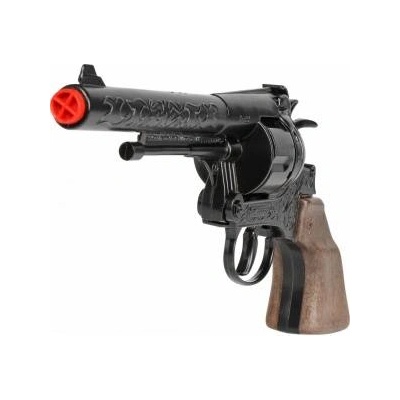 PULIO Metal Cowboy Revolver 12 Cartridges Gonher