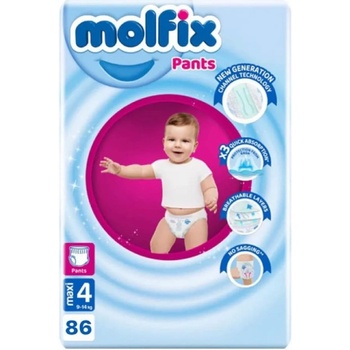 Molfix Бебешки гащи Molfix 4 - 86 броя
