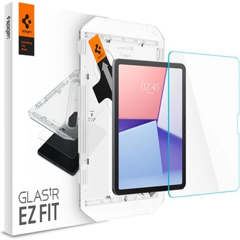 Spigen Tempered Glass GLAS. tR EZ Fit - висококачествено стъклено защитно покритие за дисплея на iPad Air 11 (2024) (прозрачно)