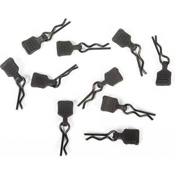 Axial adventure Щипки за купе Axial Body Clip w/Tab, Black 3mm (10pc) AXI206000 (AXI206000)