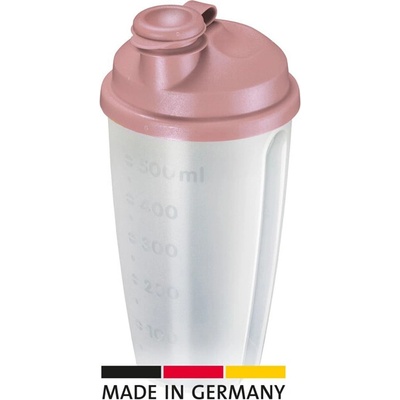 Šejkr „Mixery“, 0,5 l, růžový