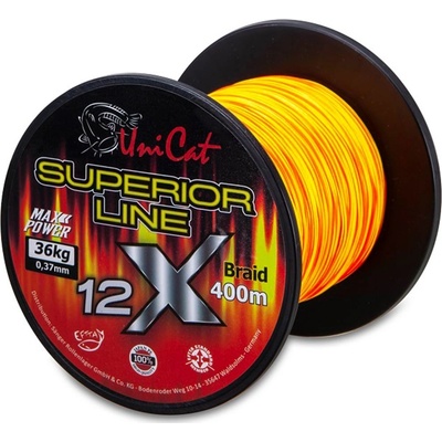 Uni Cat Šňůra 12 X Superior Line 400m 0,50mm 51kg