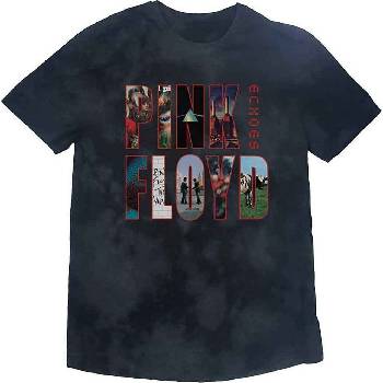 Pink Floyd Echoes Album Montage Wash Collection Dip-Dye On Black L Риза (PFTEE148MDD03)