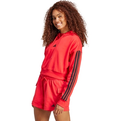 Adidas Суитшърт Essentials 3-Stripes French Terry Crop