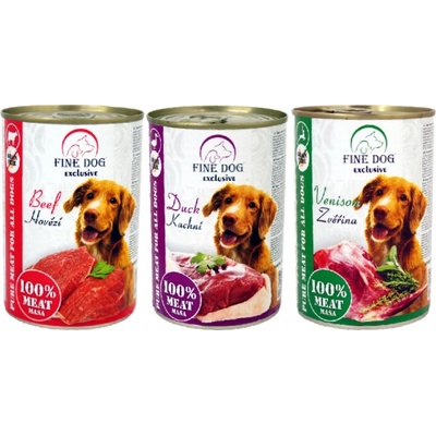FINE dog MINI EXCLUSIVE MIX balení 6 x 400 g