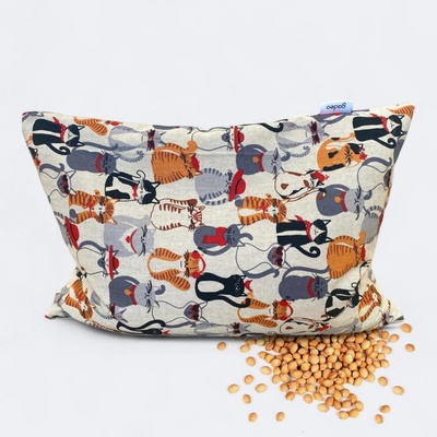 GADEO nahřívací třešňový polštářek KOČKY 18 x 28 cm – Zboží Dáma