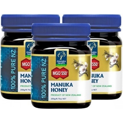 Manuka Květové Medy MGO™ 550+ 3 x 250 g