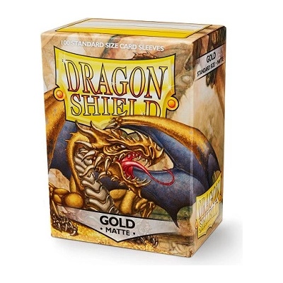Dragon Shield Matte Sleeves Gold obaly 100 ks