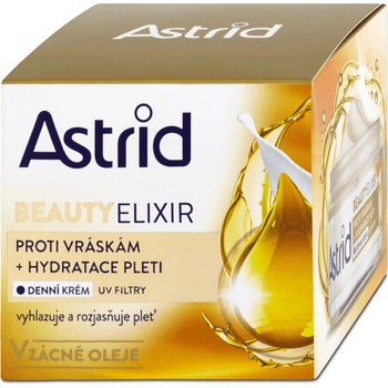 Astrid Beauty Elixir hydratačný denný krém proti vráskam s UV filtrami 50 ml