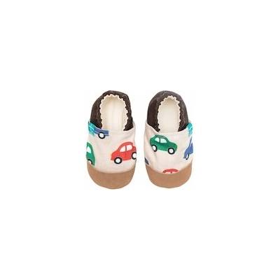 Detské barefootové papuče papuče do áut Little Cars