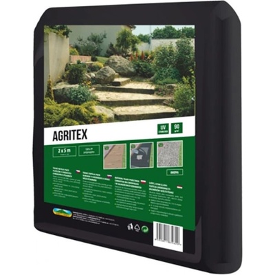 Nohel Garden Agritex Tkaná mulčovací 2 x 5 m 90 g černá