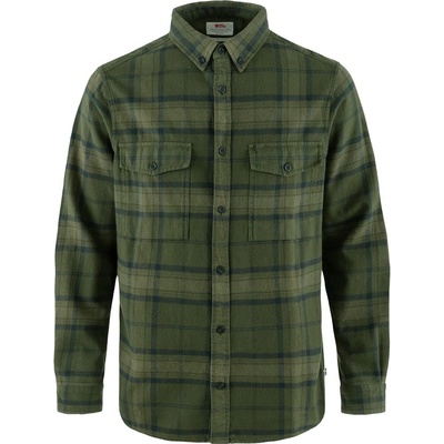 Fjällräven Övik twill shirt deep forest-green