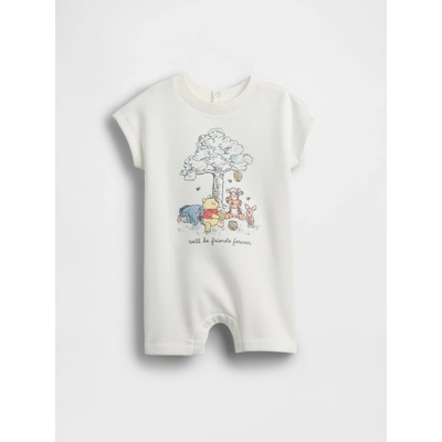 Baby overal Gap Macko Pú unisex Biela