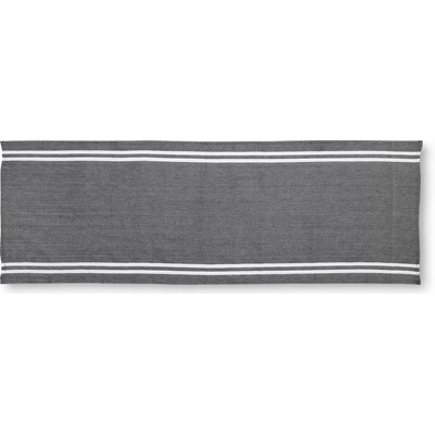 Wooline Lněný ručník na lavici do sauny šedý 50 x 150 cm