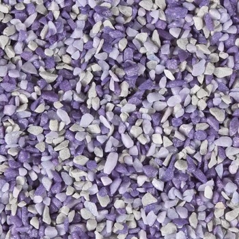 Flamingo Gravel - Камъни / грунд за аквариуми, 1 кг. /бяло-лилав