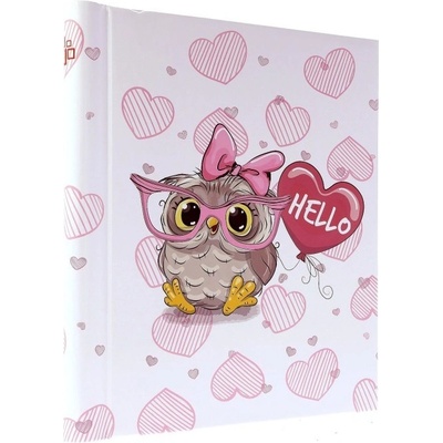Gedeon Fotoalbum samolepicí - 10 listů - DRS10 Hello Owl pink