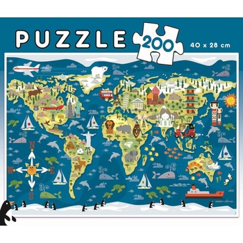 Educa Mapa světa 200 dielov