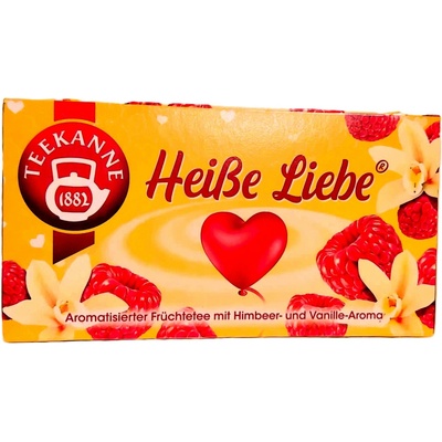 TEEKANNE HEIß LIEBE ovocný čaj s příchutí malin a vanilky 45 g