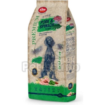 Panzi Alice Professional Adult Active pork & spinach 17 kg