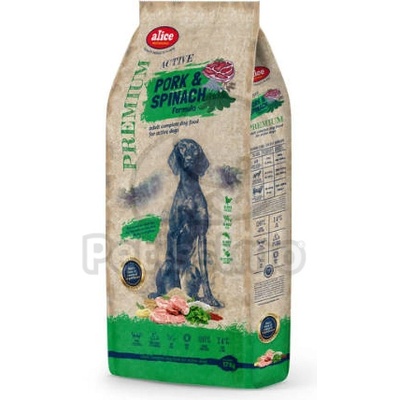 Panzi Alice Professional Adult Active pork & spinach 17 kg